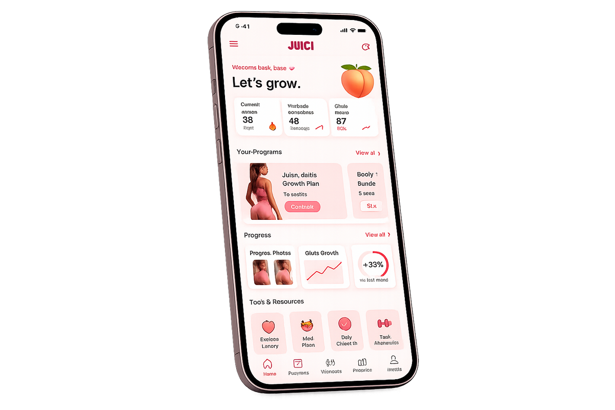JUICi Glute Guide Companion App